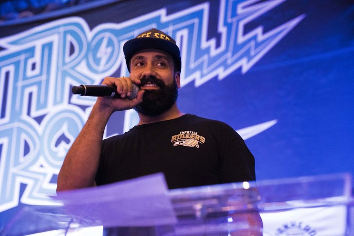 主催者であるマーク・ハーワー。彼と彼の仲間たちによってこのイベントが企画および運営されている。チャリティーイベント「The Distinguished Gentleman’s Ride／ジェントルマンズ・ライド」も彼らによって企画され、世界中にその波が広がっていった。