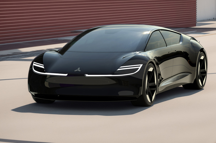 マイケル・ロビンソン氏とホンピー・テクノロジーズの手になるコンセプトモデル「アーキタイプ」。