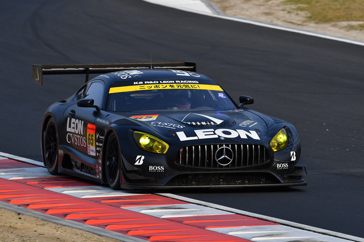 GT300クラスの予選トップはNo.65 LEON CVTOS AMG（黒沢治樹／蒲生尚弥）。決勝レースは2位で終えた。
