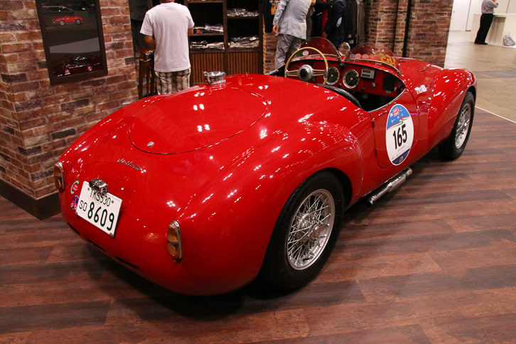 Mile Miglia／VETERANCAR CLUB JAPAN／La Festa Mille Migliaのブースに展示された「チシタリア202」。