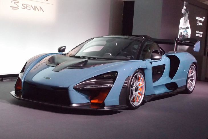 500台限定で生産される、スーパースポーツ「マクラーレン・セナ」。邦貨にして1億円を超える高価格ながら、すでに完売となっている。