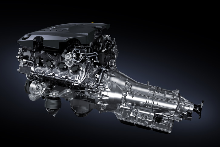 レクサスLC500（5リッターV8エンジンと10段AT）