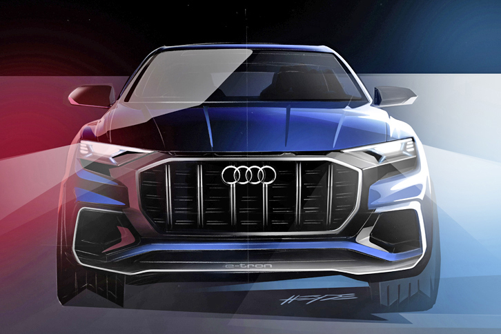 「アウディQ8コンセプト」