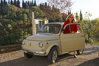 ルチアが2021年に購入した1968年式「フィアット500F」。