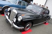 所有するテュフ ラインランド ジャパンからの依頼で、ヤナセが管理している1958年式「メルセデス・ベンツ220S（180 II）」。