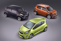 左上から時計回りに「グルーブ・コンセプト」「トラックス・コンセプト」「ビート・コンセプト」。