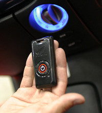 スマートカードキー。キーと車両のIDが一致しないと使えず、盗難防止にも効果的だという。