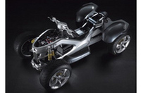 コンセプトカー「Quark」。全長2380mm、幅1500mmとコンパクトなバギーだ。