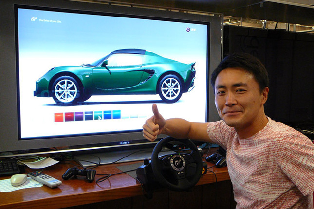 世界的に大ヒットしたゲーム『グランツーリスモ』の生みの親、山内一典。現ポリフォニー・デジタルのプレジデント。