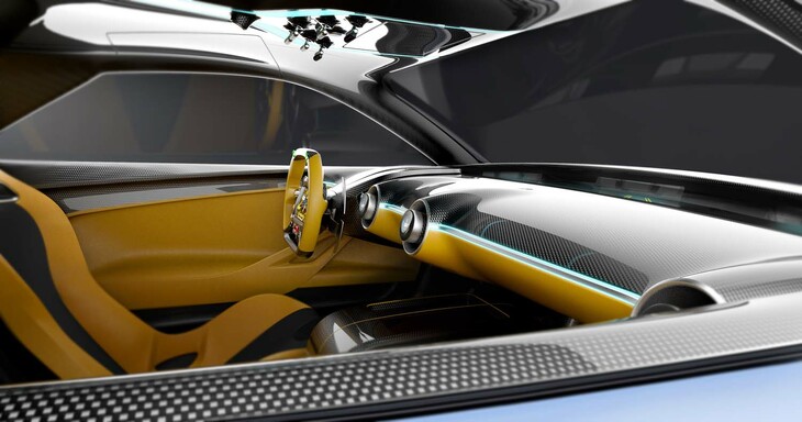 「アトラックス ストラダーレ」。通常のセンターコンソール部分には専用のトロリーケースが収められるようになっている。