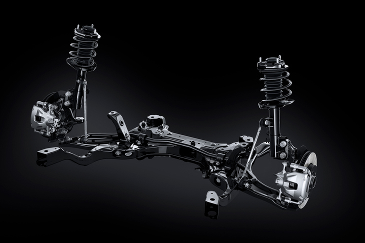 レクサスLBXプロトタイプ（フロントサスペンション）