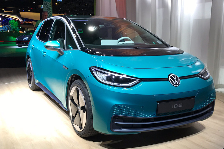フォルクスワーゲンの「ID.3」には、EV専用プラットフォーム「MEB」が採用されている。