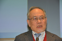 日産OBの野田孝男氏。「1978年からは海外出張が多くて、海外の自動車博物館によく行っていたんですけれど、あちらは動態保存が原則で素晴らしいなあと。それに比べて日産はなかなか動態保存ができていないなあと思っていました。でも、日産の中でもこういう活動が始まっているんだなと、大変うれしく思っています」