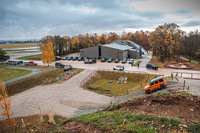 こちらはグラーツ空港に隣接したGクラス・エクスペリエンスセンター。「Gクラス・エクスペリエンス」に参加すれば、工場見学に加えて、ここで思う存分「Gクラス」をドライブできる。