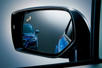 「スバルリヤビークルディテクション」のLEDインジケーターの点灯イメージ。