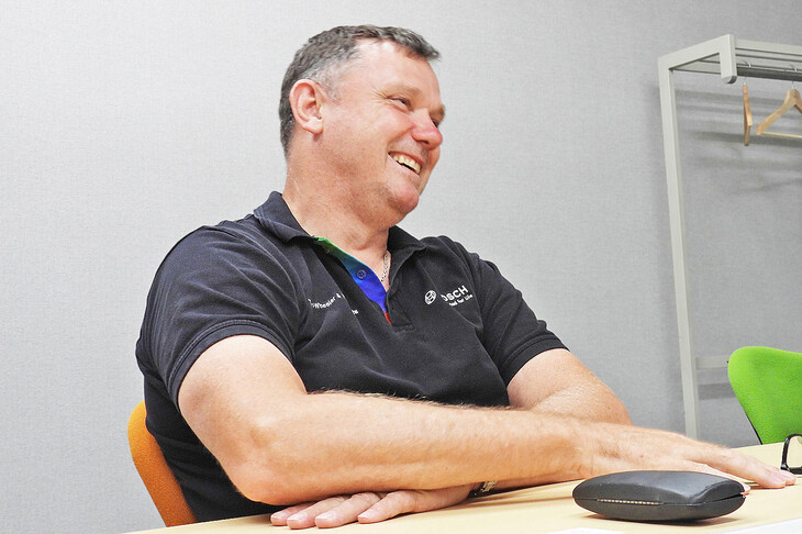 ジェフ・リアッシュ氏はインタビュー後、筆者に「お前の乗っているバイクはなんだ？」「あこがれのバイクはあるのか？」と聞いてくるほどのバイク好きだった。