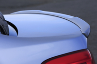 「WRX S4 GT-S EyeSight」に装備されるトランクリッドスポイラー。オプションで、大型のリアスポイラーも用意されている。