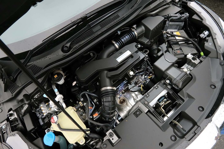 L15B型1.5リッターターボエンジンは、最高出力150ps、最大トルク220Nmというスペック。最大トルクは1700-5500rpmの広範囲で発生する。指定燃料はレギュラーガソリン。