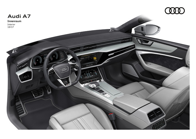 アウディA7スポーツバック（イラスト）