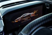 メーターパネルは液晶タイプ。車両セッティングの状況は、写真のようにイメージを使って示される。