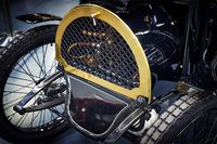 ヴォワチュレット（写真は屋根付きの「タイプB」）に搭載された273ccの単気筒エンジン。1.75馬力という非力さだったが、車体が軽量だったこともあり、十分な動力性能を発揮した。