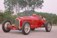 1932年にグランプリに投入された「アルファ・ロメオP3」。当初は高い競争力を発揮したが、急成長するドイツ勢を相手に、次第に劣勢に立たされるようになる。