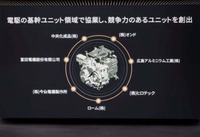 電動化戦略の一環として、電動駆動ユニットの開発・生産における協業も推進する。今回はそのパートナー企業として、今仙電機製作所、オンド、中央化成品、広島アルミニウム工業、ヒロテック、富田電機、ロームの名が挙げられた。