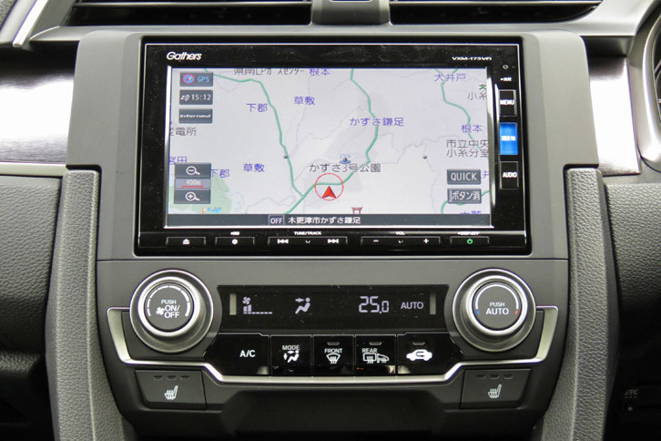 ホンダ・シビックセダン（カーナビゲーションシステム）