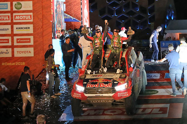 ワークス体制での参戦ではないにもかかわらず、大いに善戦したトヨタ陣営。参戦した3台のマシン中、2台が表彰台に上って見せた。