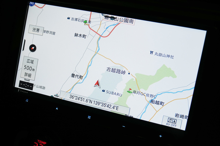 スバルBRZ（ナビゲーションシステム）