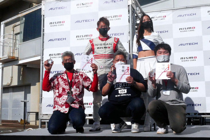 開会式では、遠方からの参加者2人と、最多走行のクルマのオーナー1人が表彰された。湘南里帰りミーティングでは恒例の表彰だ。