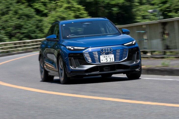 「Q6 e-tron」に採用される「PPE」は、従来のBEV用プラットフォームより軽量・小型な設計が特徴で、エネルギー消費も30％効率化されている。