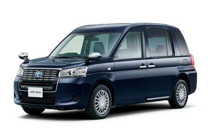 2017年10月に発売された「トヨタ・ジャパンタクシー」。交通インフラの一部として、今やすっかりおなじみの存在である。