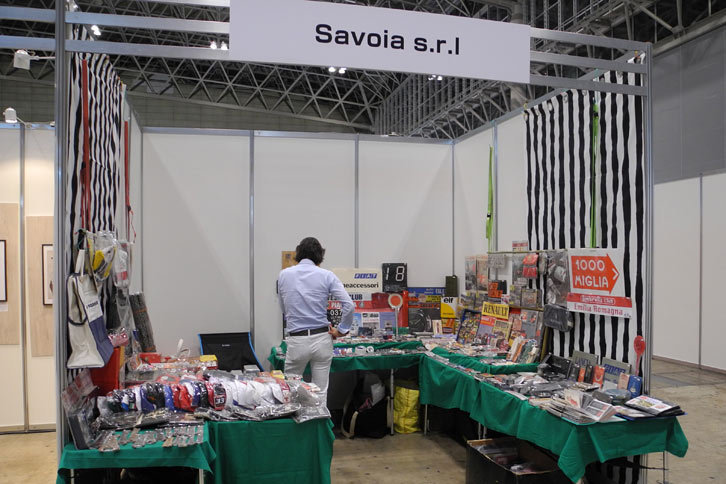 Savoia s.r.lのブースの様子。