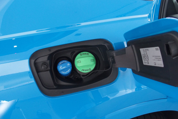 アウディQ3スポーツバック（給油口）