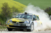 スーパー1600など、ラリーのジュニアカテゴリーでは「クリオ」（日本名ルーテシア）が健闘しているが、「WRCへのステップアップはない」という。