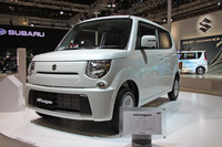 「スズキMRワゴン コンセプト」。コンセプトと名乗ってはいるものの、1月20日に正式デビューする新型「MRワゴン」そのもの。つまりどノーマルである。