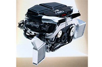 
	RS6に搭載される、4.2リッターV8 DOHC40バルブ・バイターボエンジン
	 