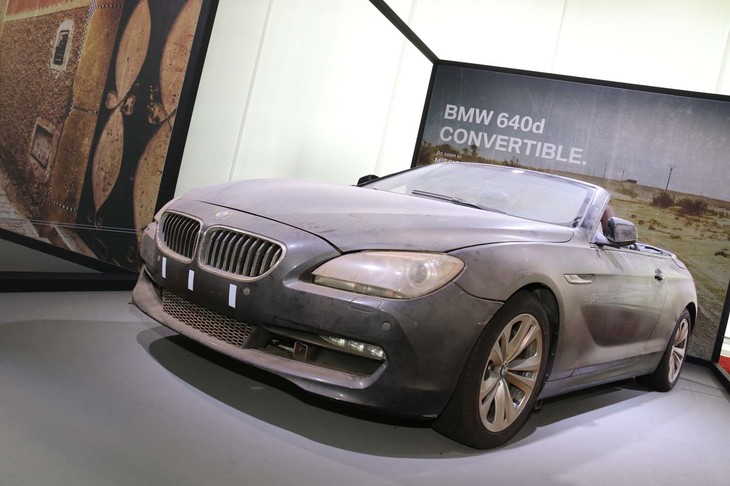 2011年『ミッション：インポッシブル ゴースト・プロトコル』の「BMW 640dコンバーチブル」。