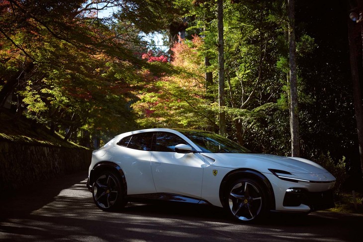 「プロサングエ」はフェラーリのプロダクションモデルとしては初めての4ドア・4シーターモデルだ。