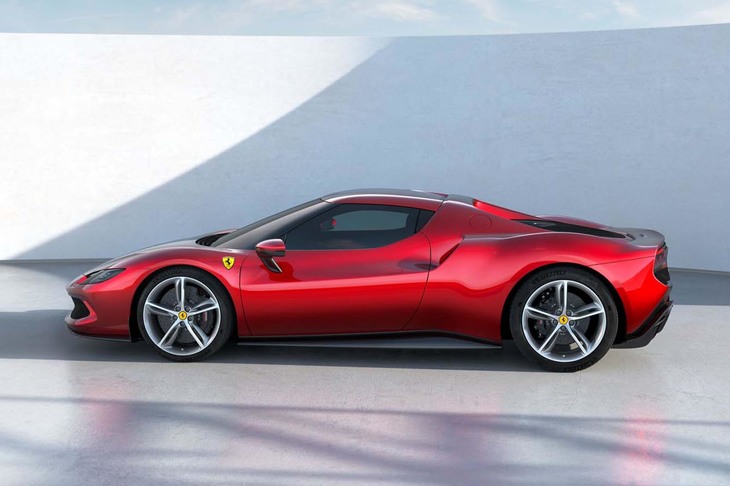 今回発表された「296GTB」のボディーサイズは全長×全幅×全高＝4565×1958×1187mm。