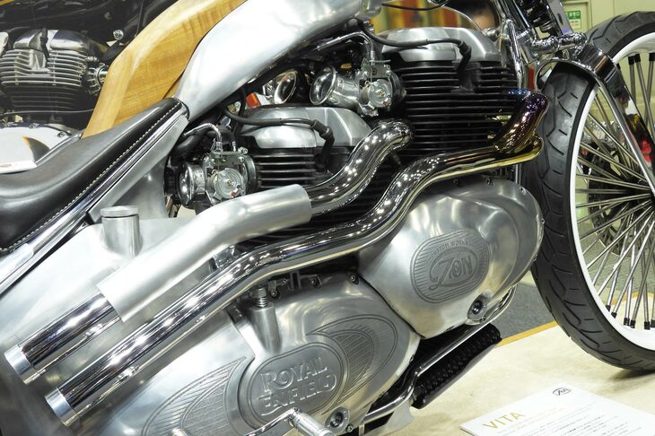 CUSTOM WORKS ZONの手になるカスタムバイク「VITA（ヴィタ）」。