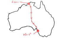 ワールドソーラーチャレンジは、ダーウィンからアデレードまで、オーストラリア大陸を3000kmにわたって縦断する。