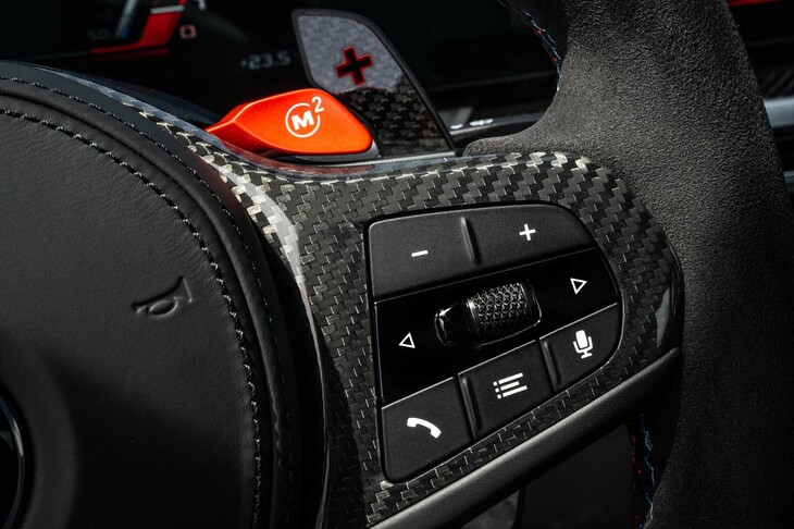 BMW M3 CS（ステアリングスイッチ）