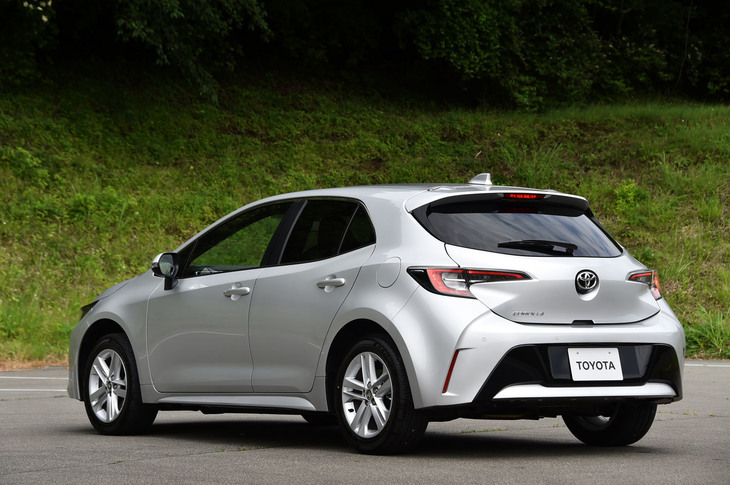 スタイリッシュなデザインが与えられた次期「カローラハッチバック」。20～30代のユーザーがメインターゲットとされている。