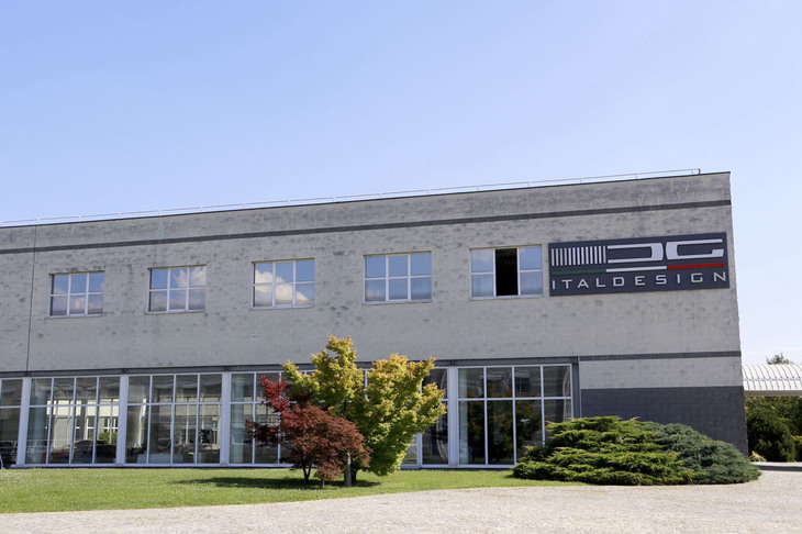 イタリア・トリノ郊外モンカリエリのイタルデザイン本社。