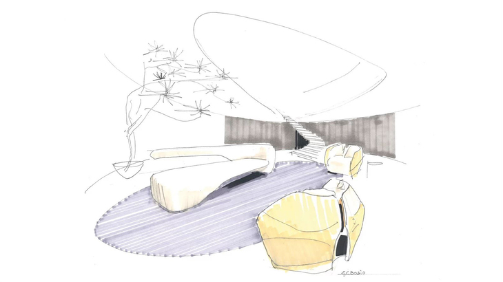 ジャンカルロ・ボージオ氏によるジョルジェッティ マセラティ・エディションのイメージスケッチ。（photo：Maserati）