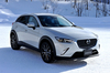 マツダCX-3 XDツーリング Lパッケージ（プロトタイプ）（4WD/6AT）【試乗記】 雪道にワクワクできる の画像10