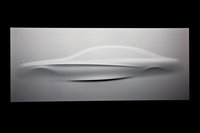 2012年9月のパリショーに出展された、「Aesthetics S」と呼ばれる彫刻。翌年登場の6代目「Sクラス」より展開される、メルセデス・ベンツの新しいデザインコンセプトを示唆したものだった。