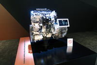 「508GT」に搭載される「ブルーHDi」と呼ばれるディーゼルエンジン。